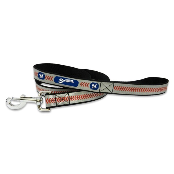 Caseys Milwaukee Brewers Reflective Baseball Leash - S 4421405841 - main